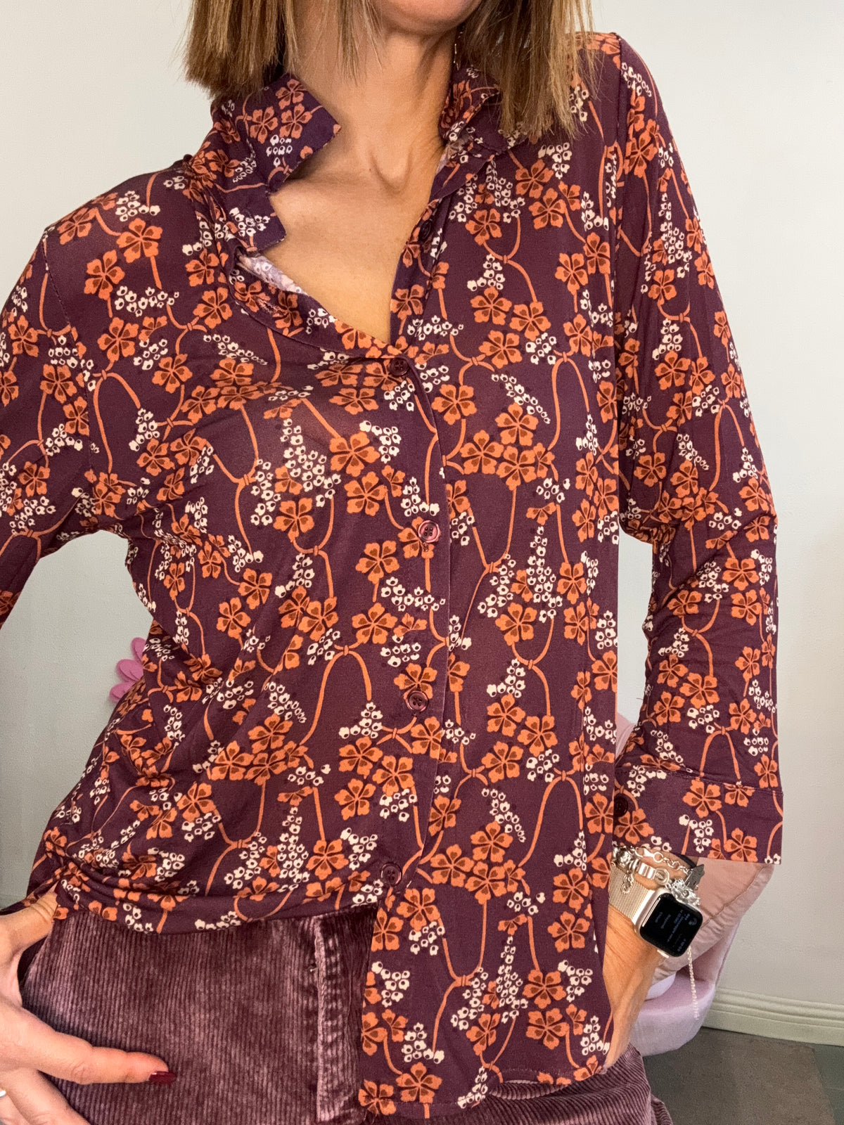 La cachemiretta camicia Bonton