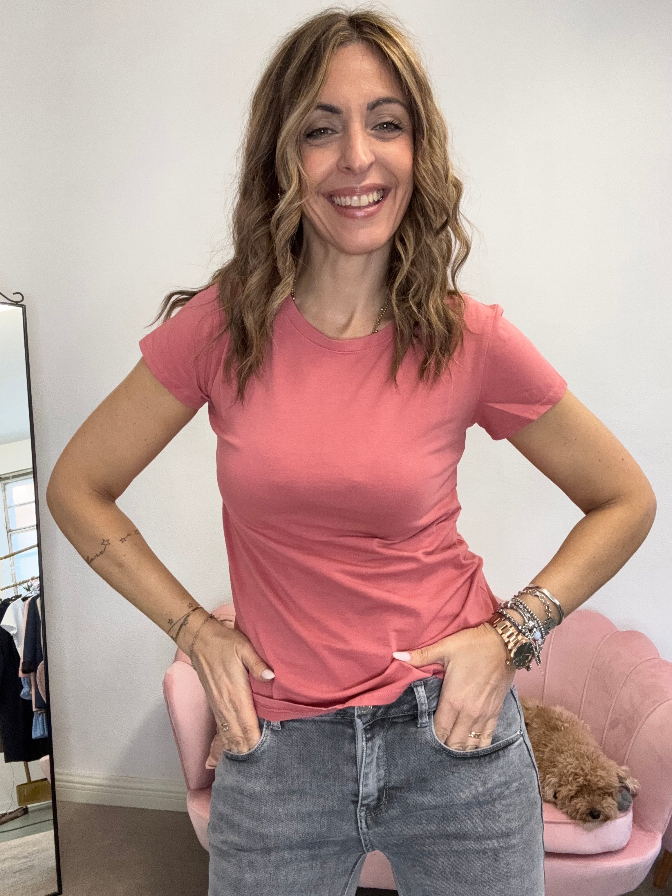 La t-shirt in cotone