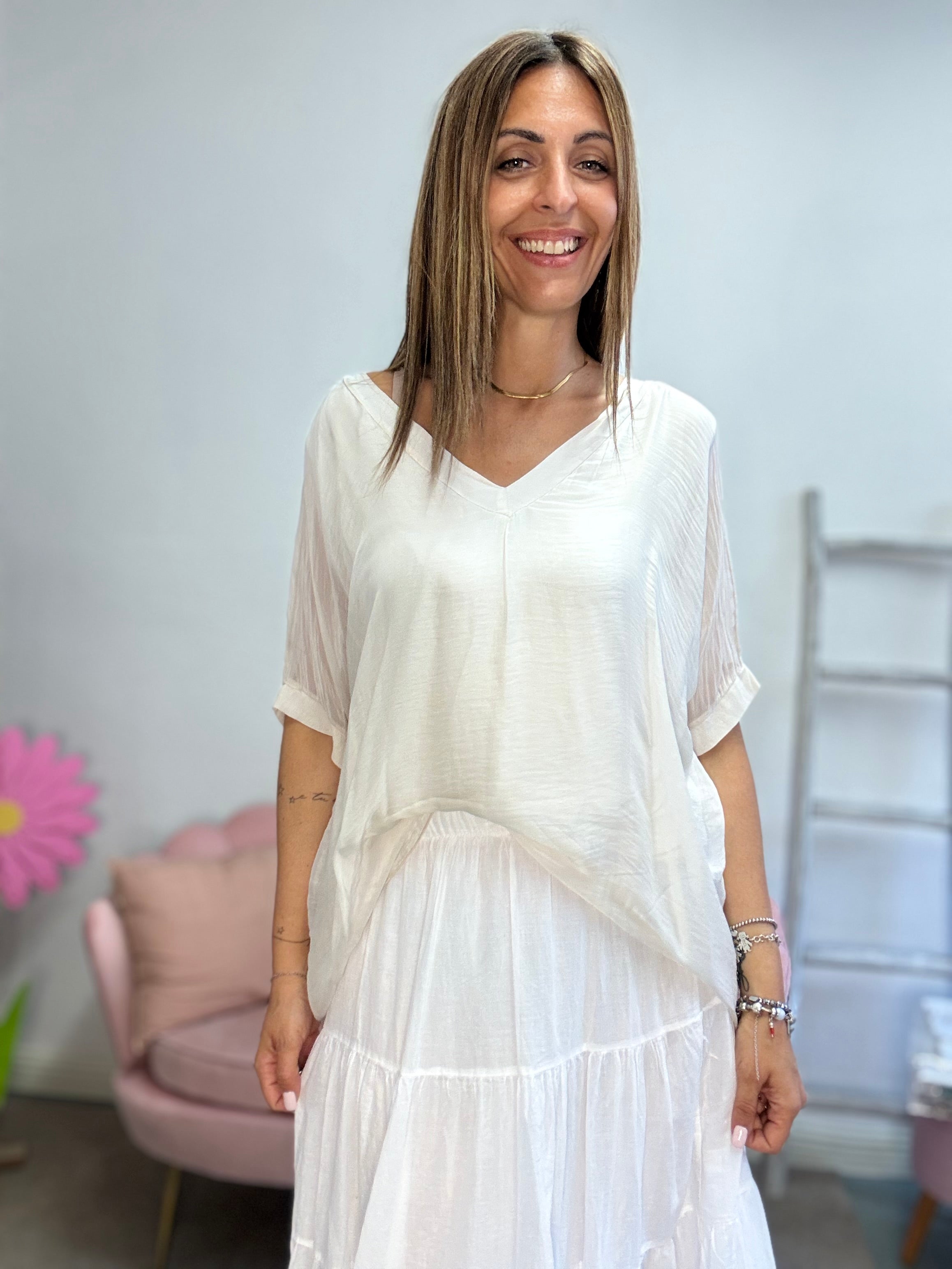 La blusa Satin