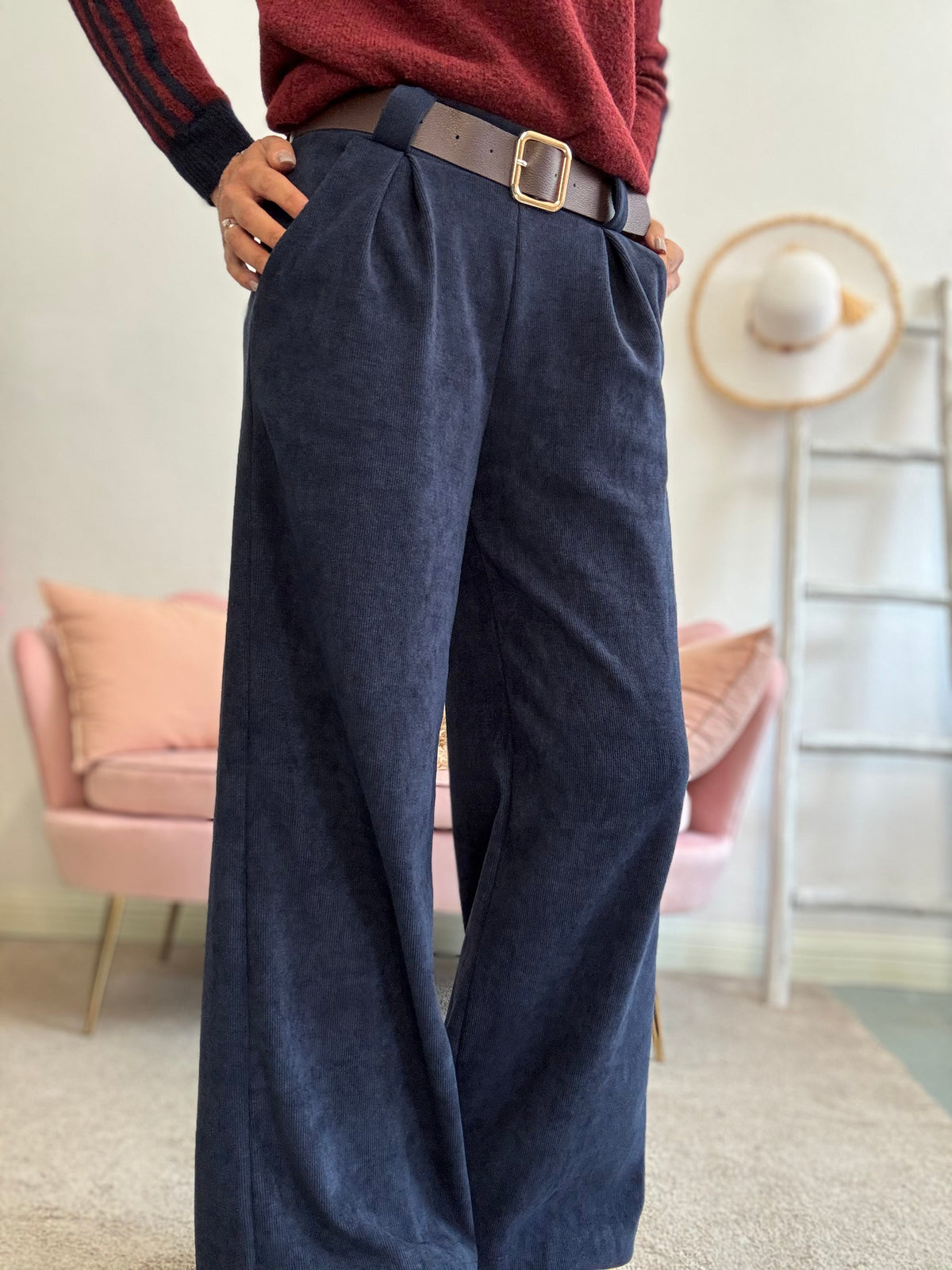 Il pantalone vellutino costine