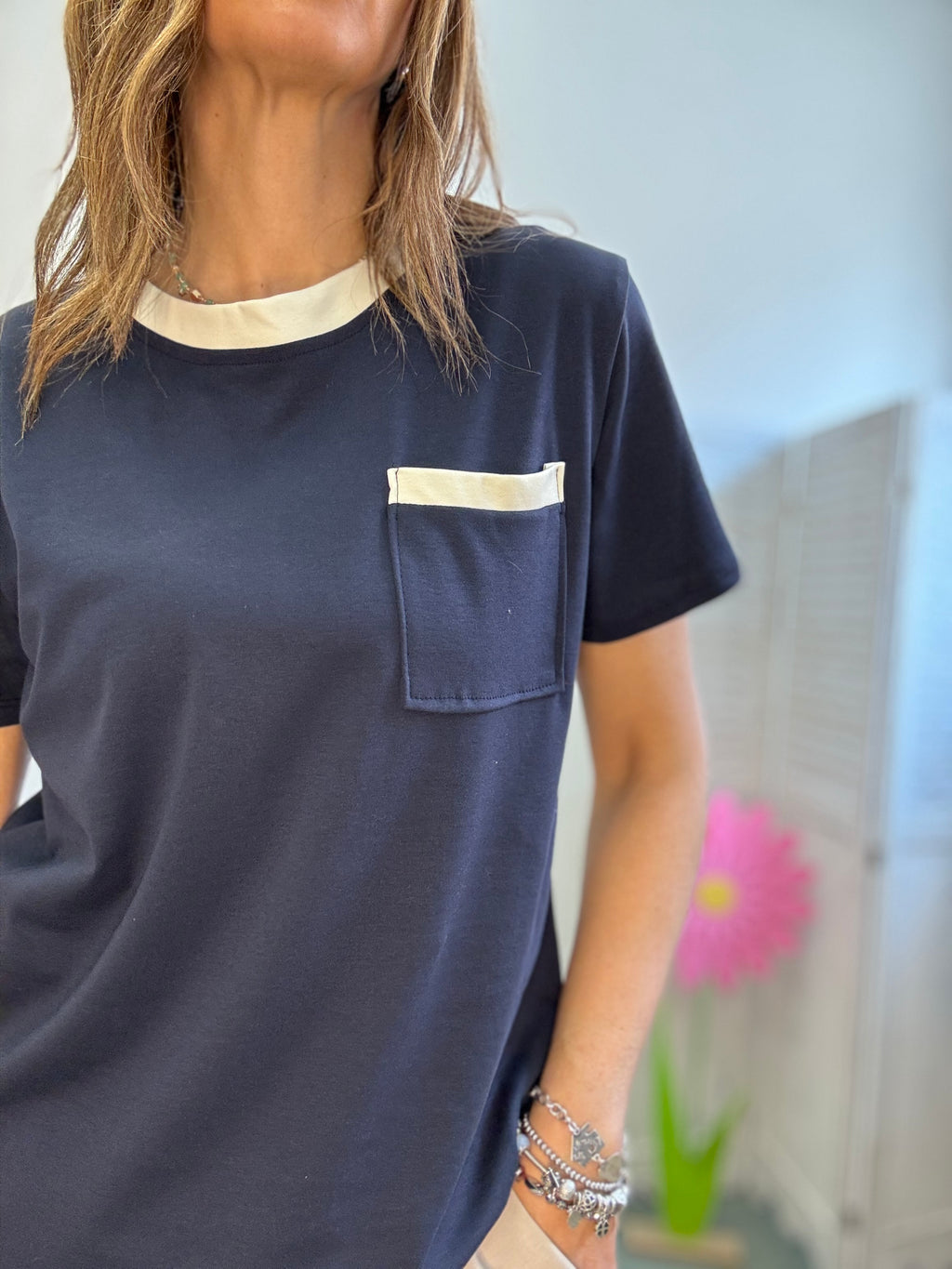 La T shirt bordini