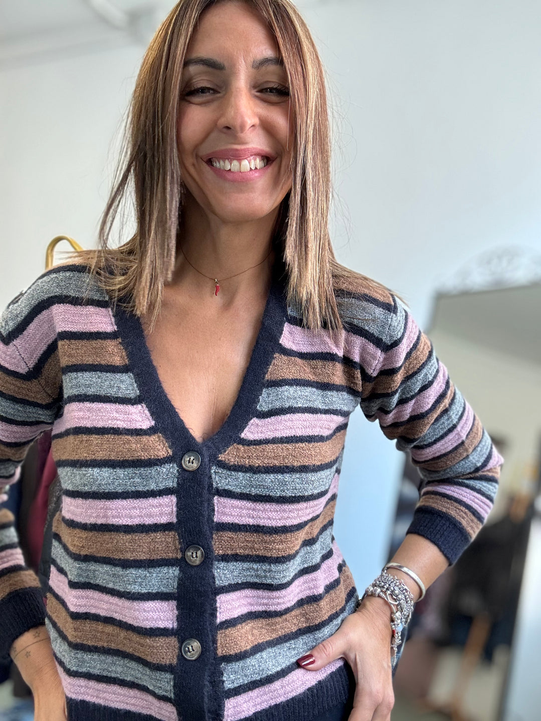 Il cardigan colorfull