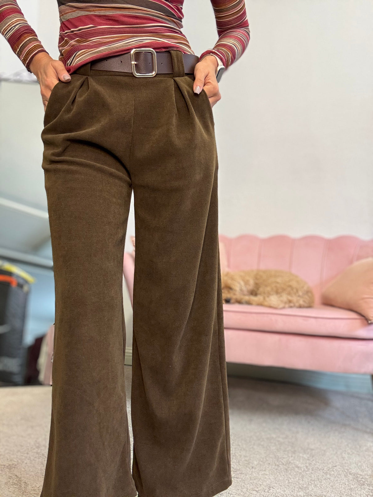 Il pantalone vellutino costine