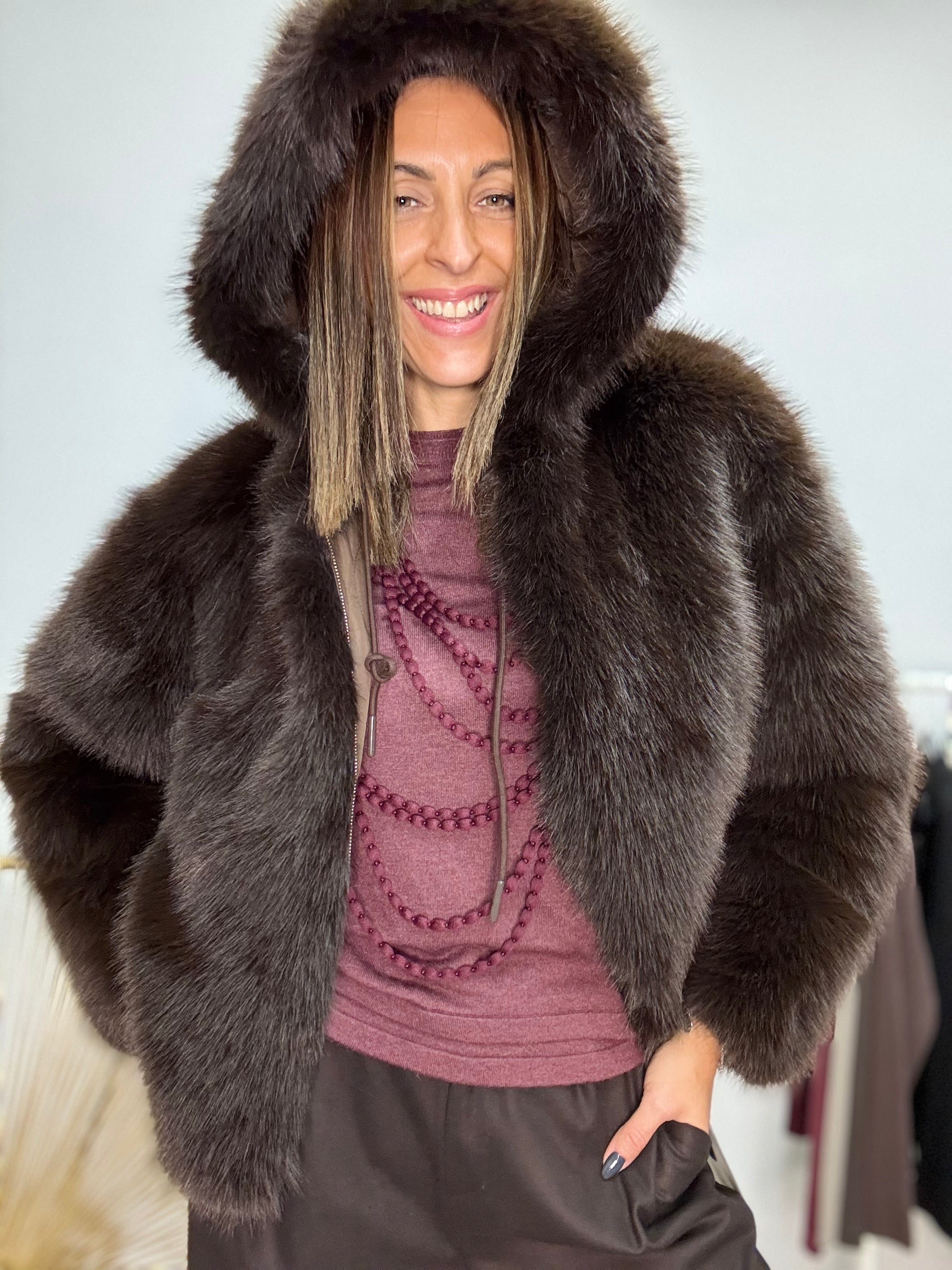 Il trapuntino reversibile con l ecopelliccia