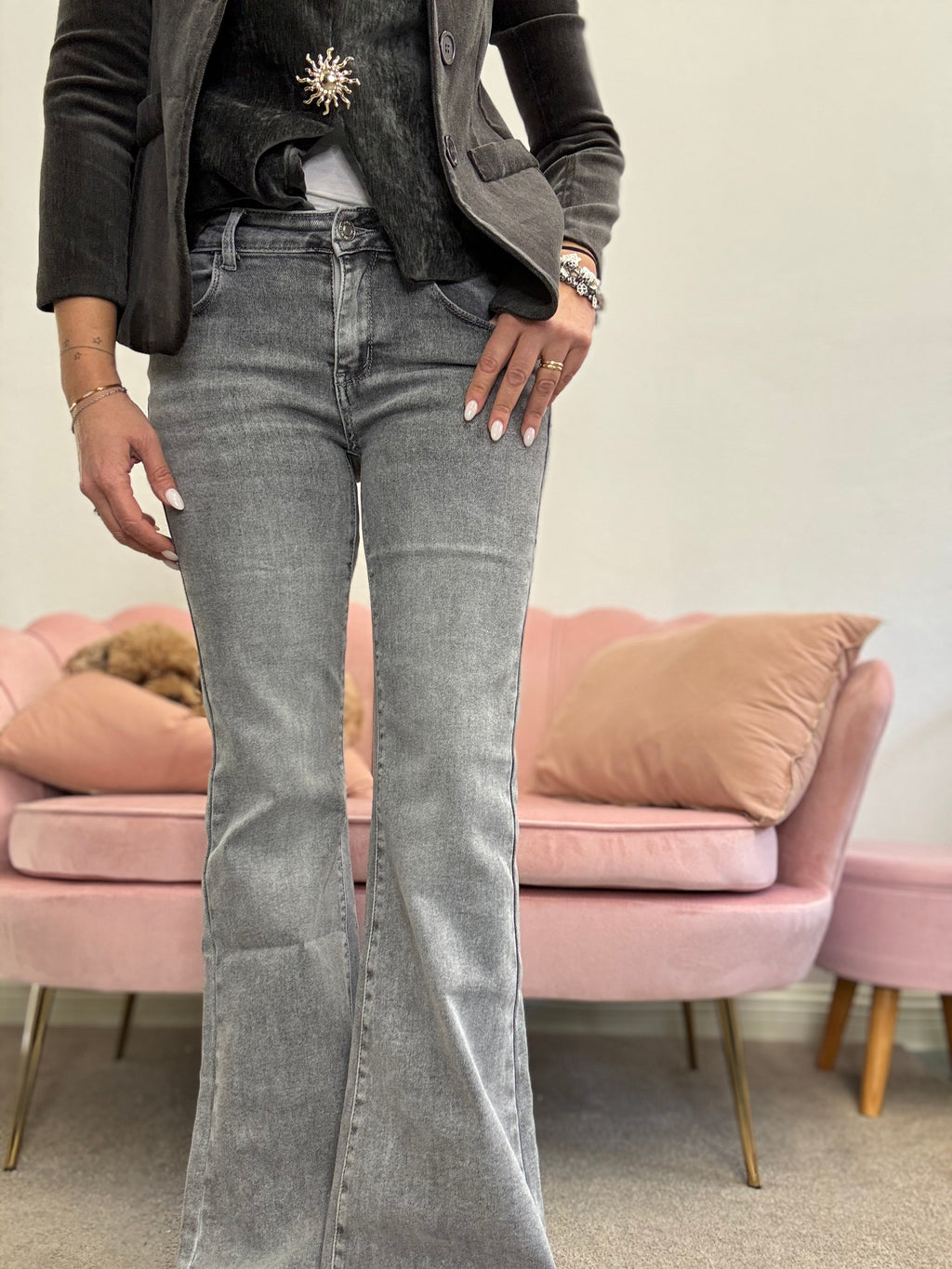 Il jeans zampetta push up