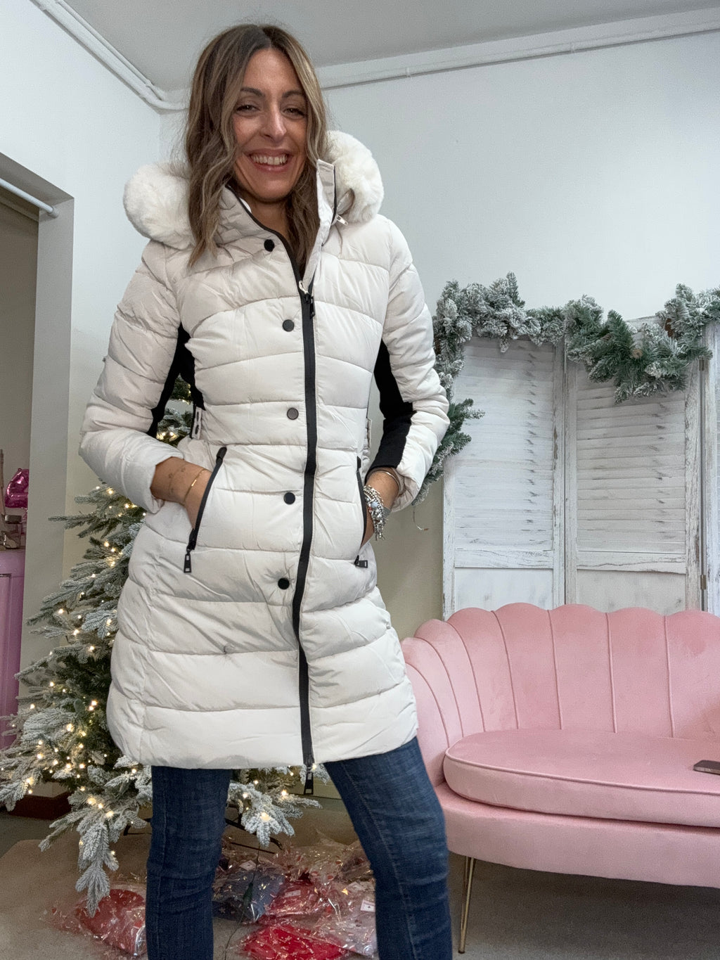 Il piumino che sembra un cappotto