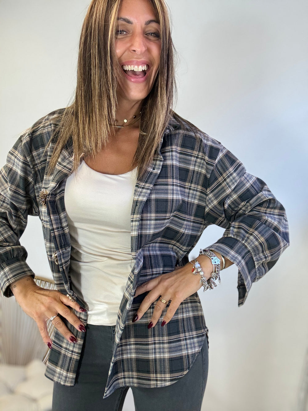 La camicia a quadri Sofia