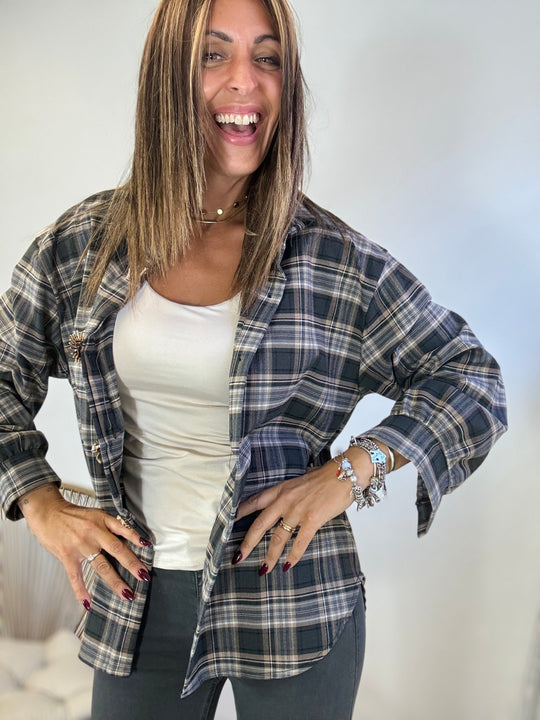 La camicia a quadri Sofia