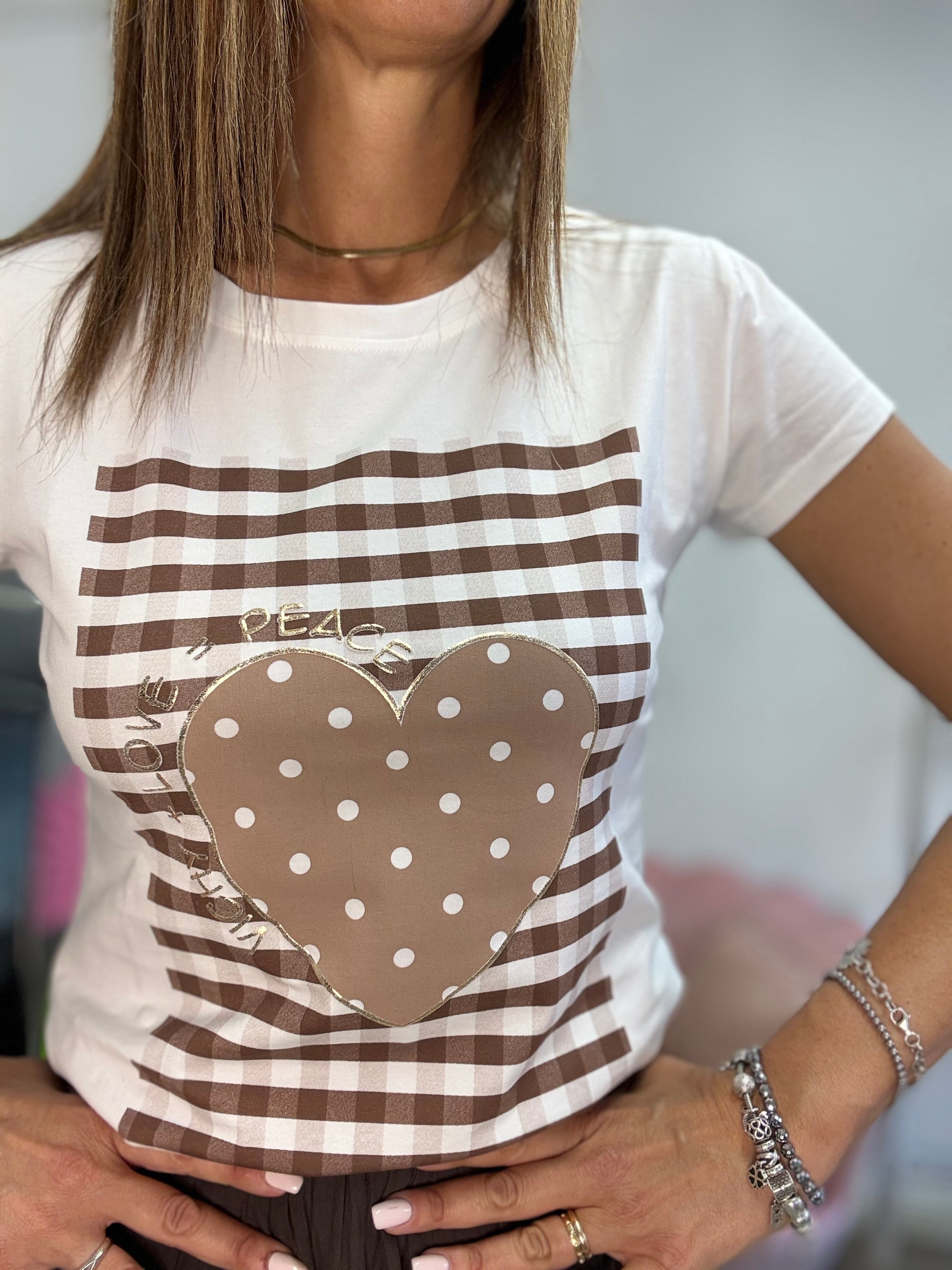 T-shirt Cubotti e cuore