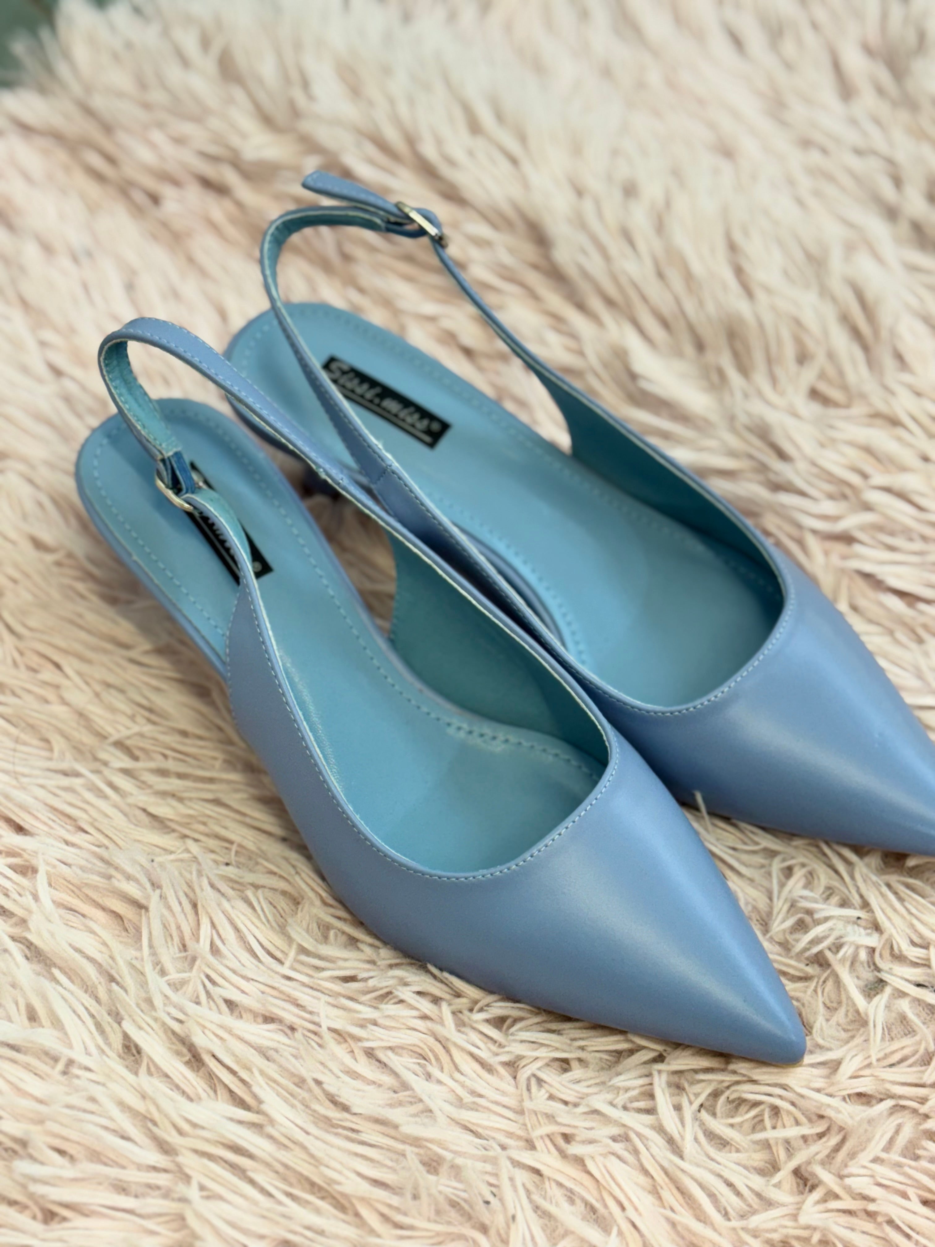 La décolleté con il tacco basso