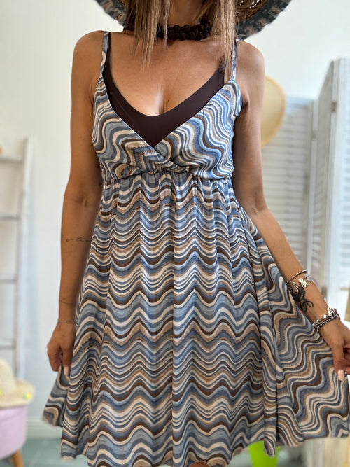 Abito con le ondine cortine