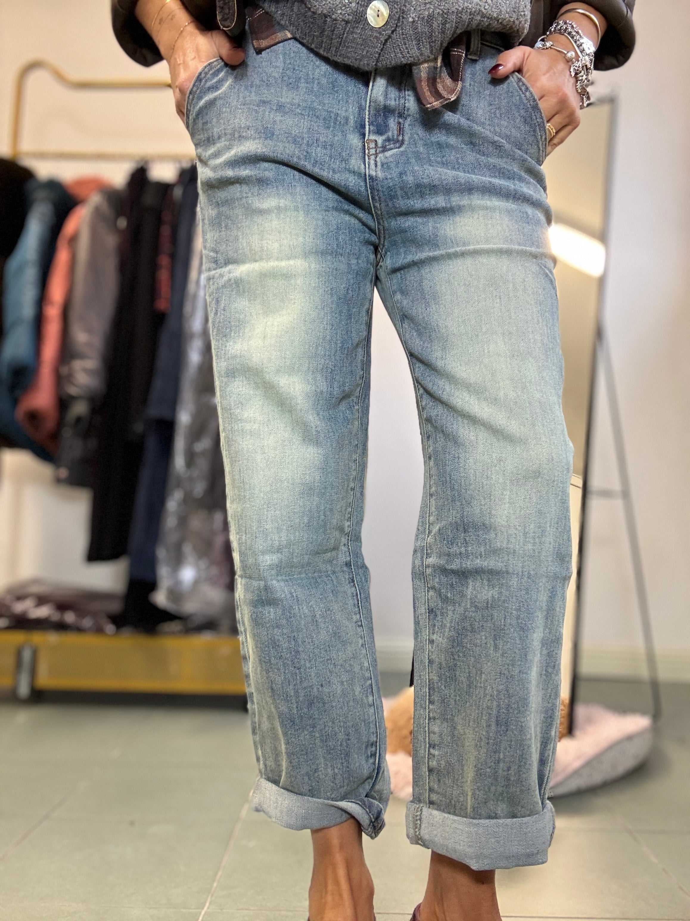 Il jeans buggy lavaggio te