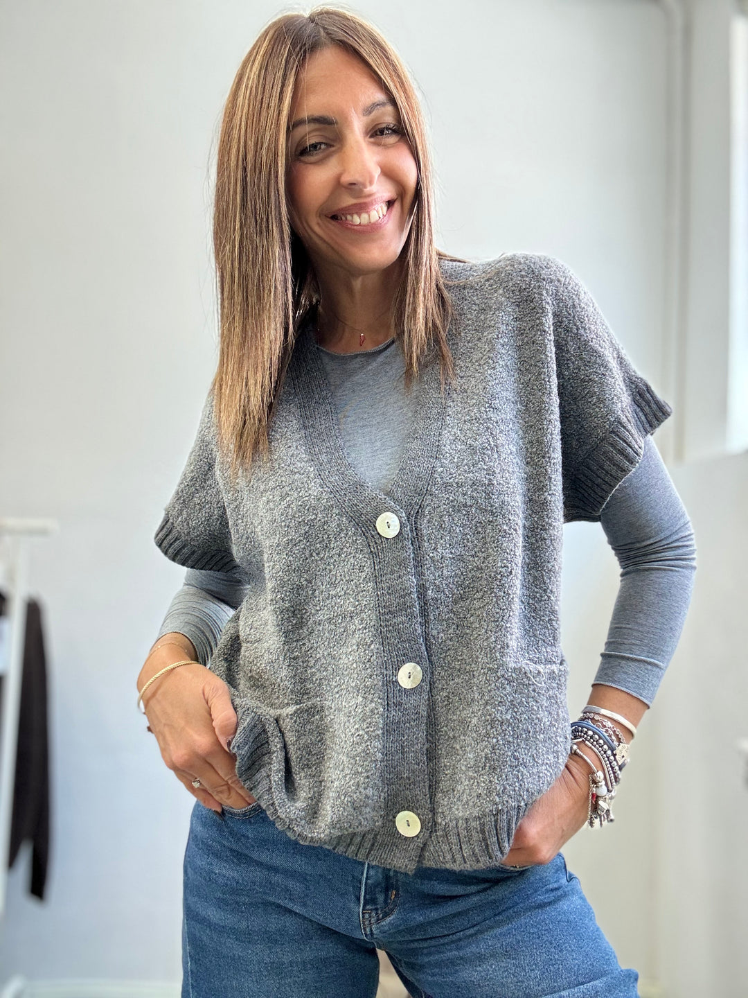Il cardigan boucle