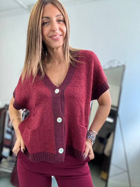 Il cardigan boucle