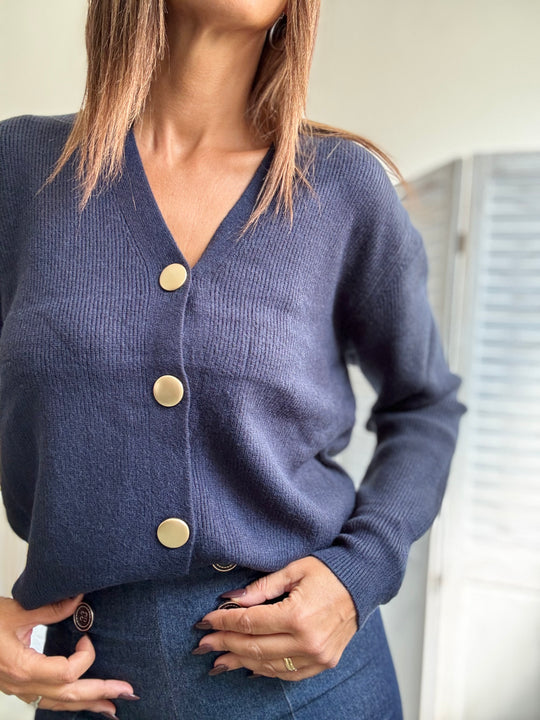 Cardigan gioiello