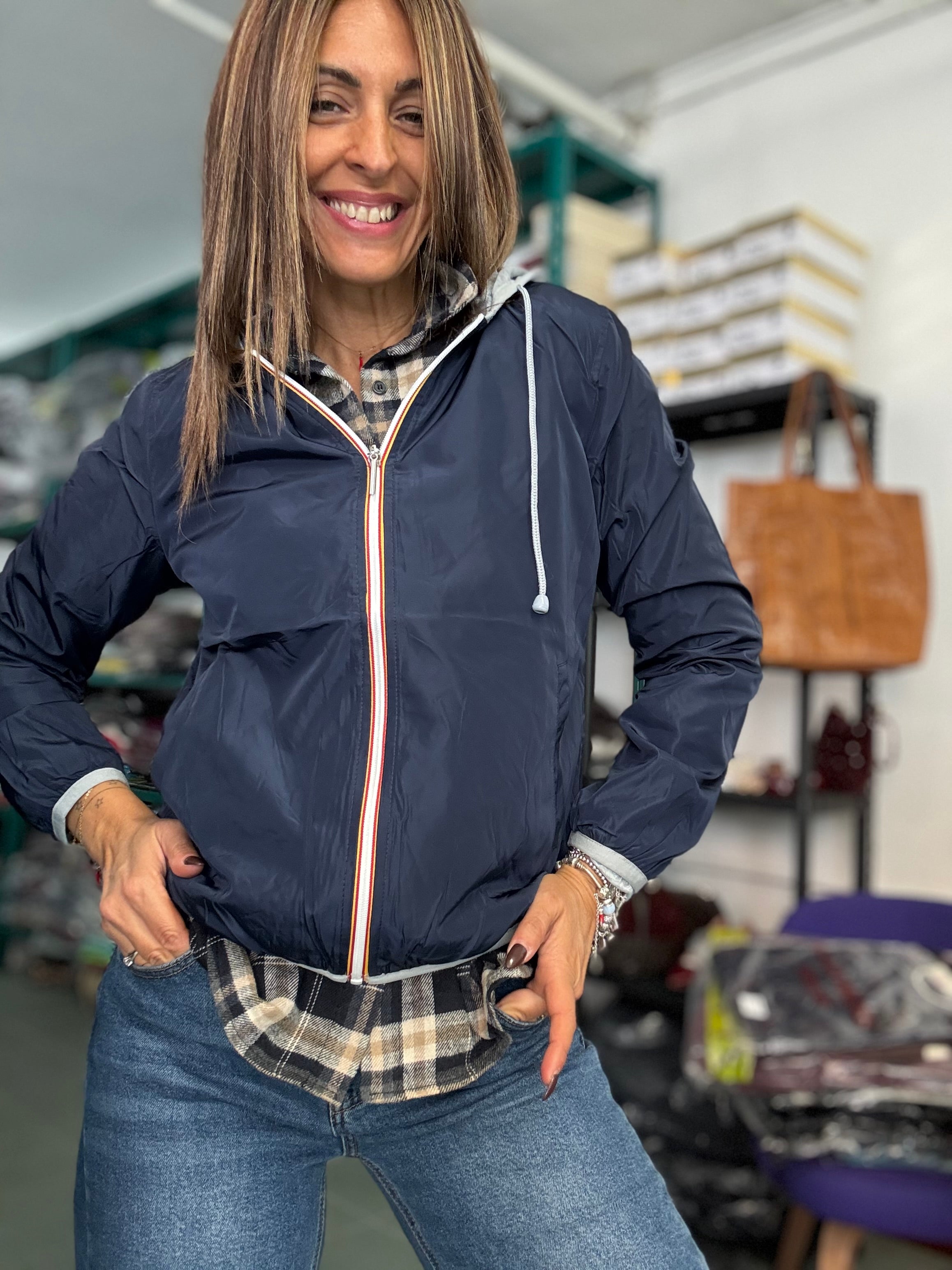 Il frangivento reversibile autunno style