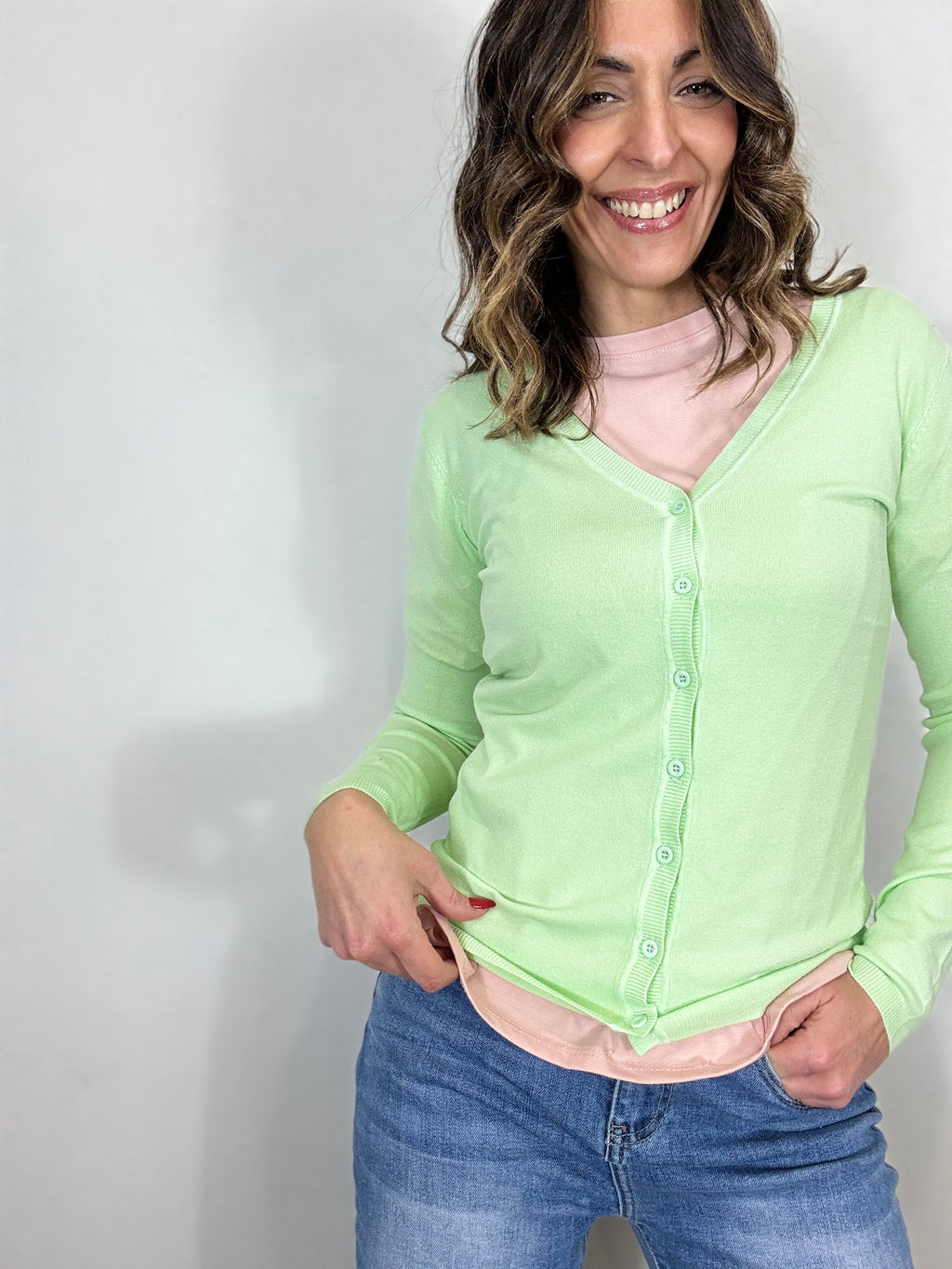Cardigan basico continuativo