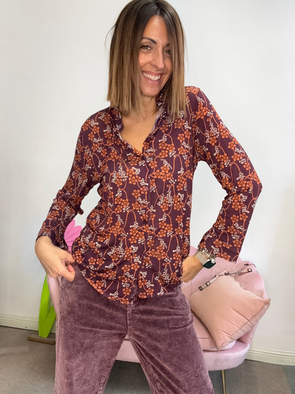 La cachemiretta camicia Bonton