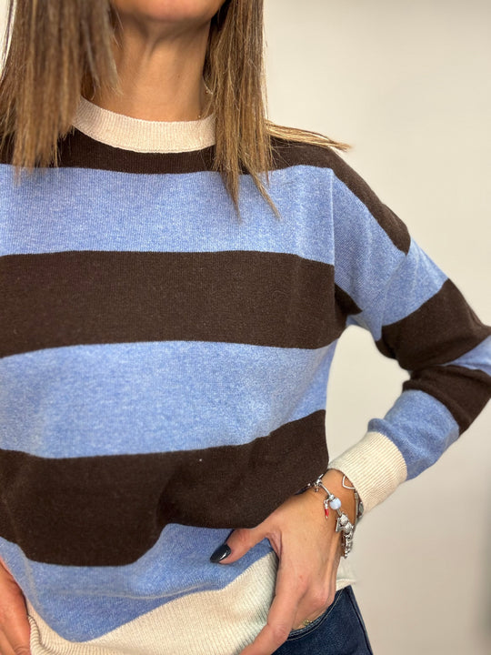 Il pull Sofi col cachemire e le Rigone