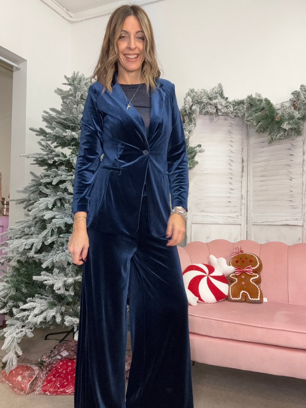 Il completo di velluto Lafemme