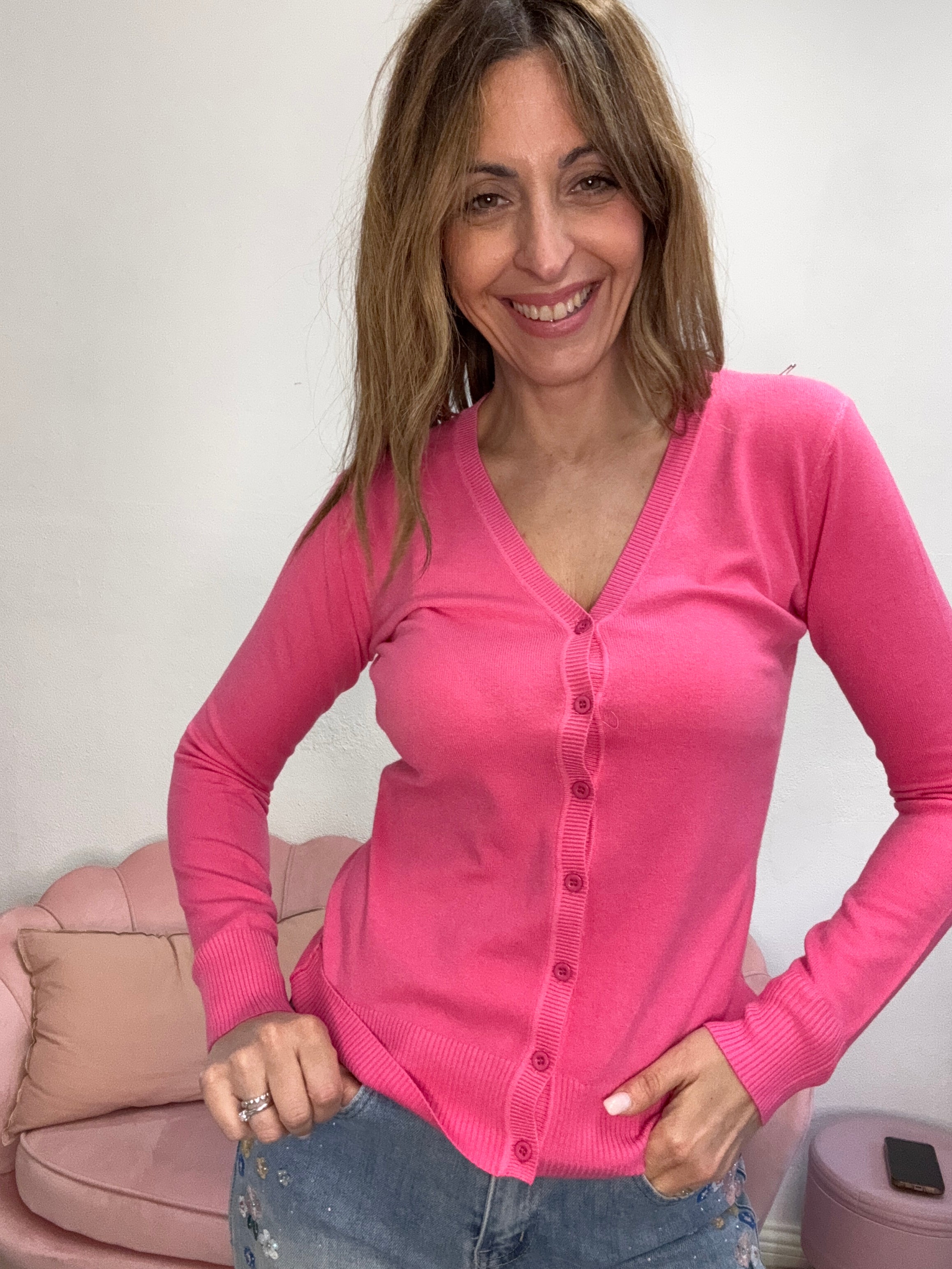 Cardigan basico continuativo