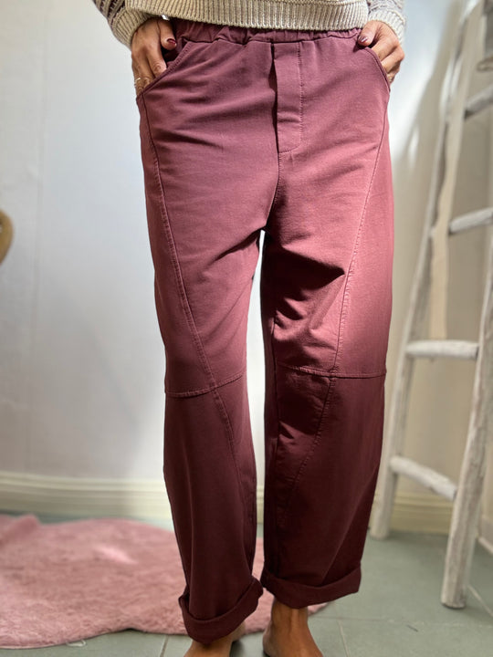 Il pantalone comodo in cotone