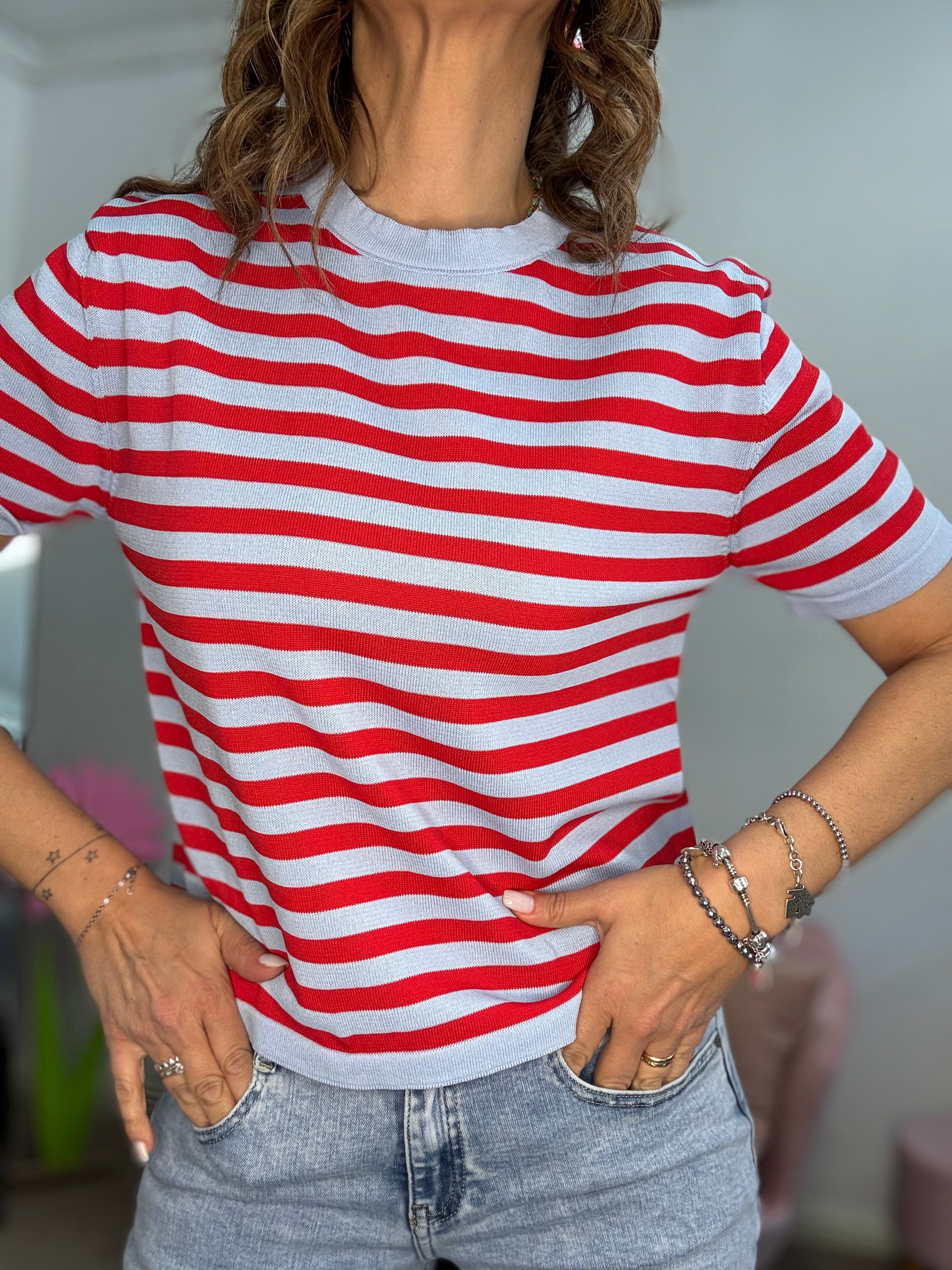 La t-shirt Blue in viscosa