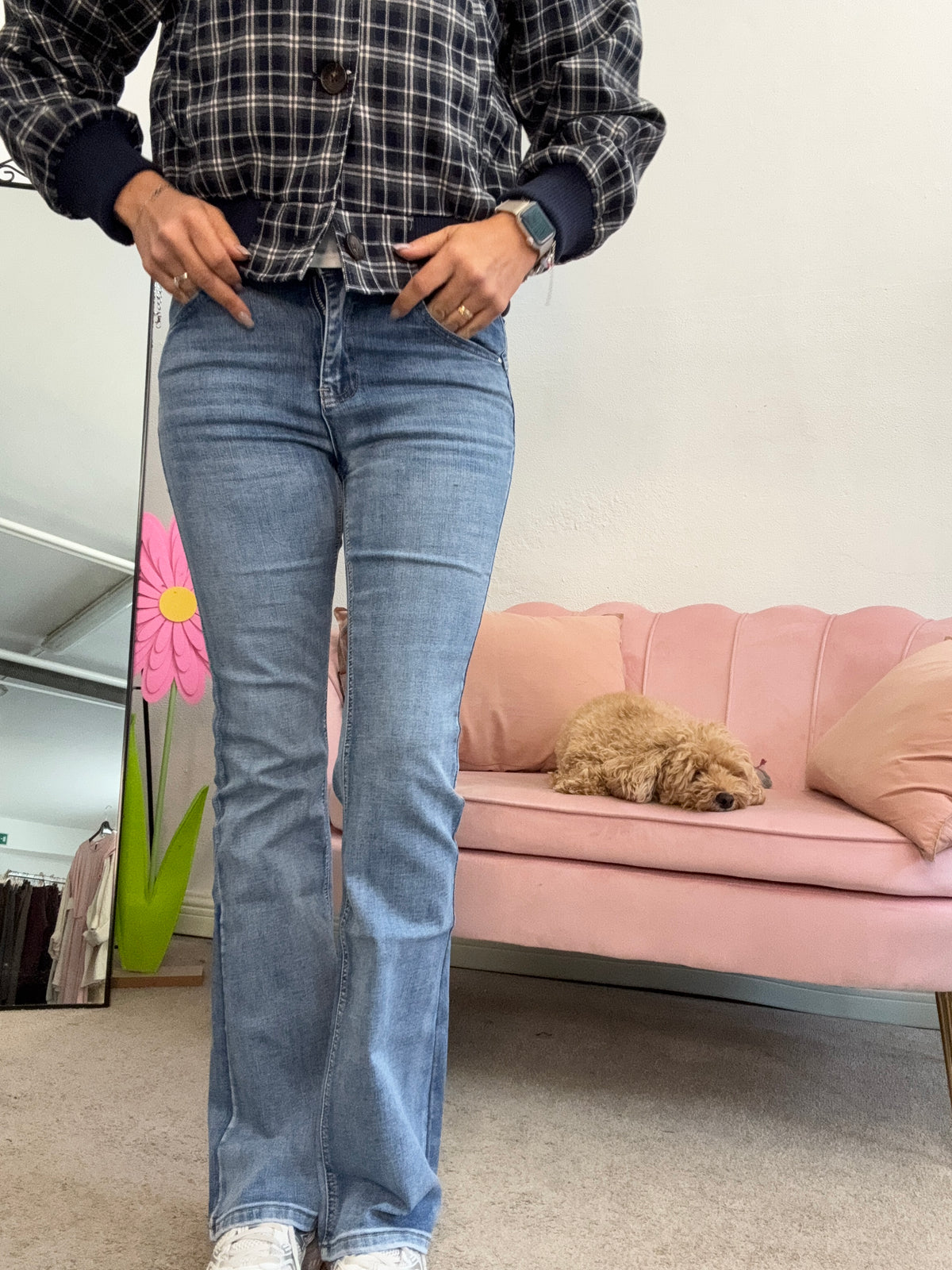 Il jeans zampetta push up
