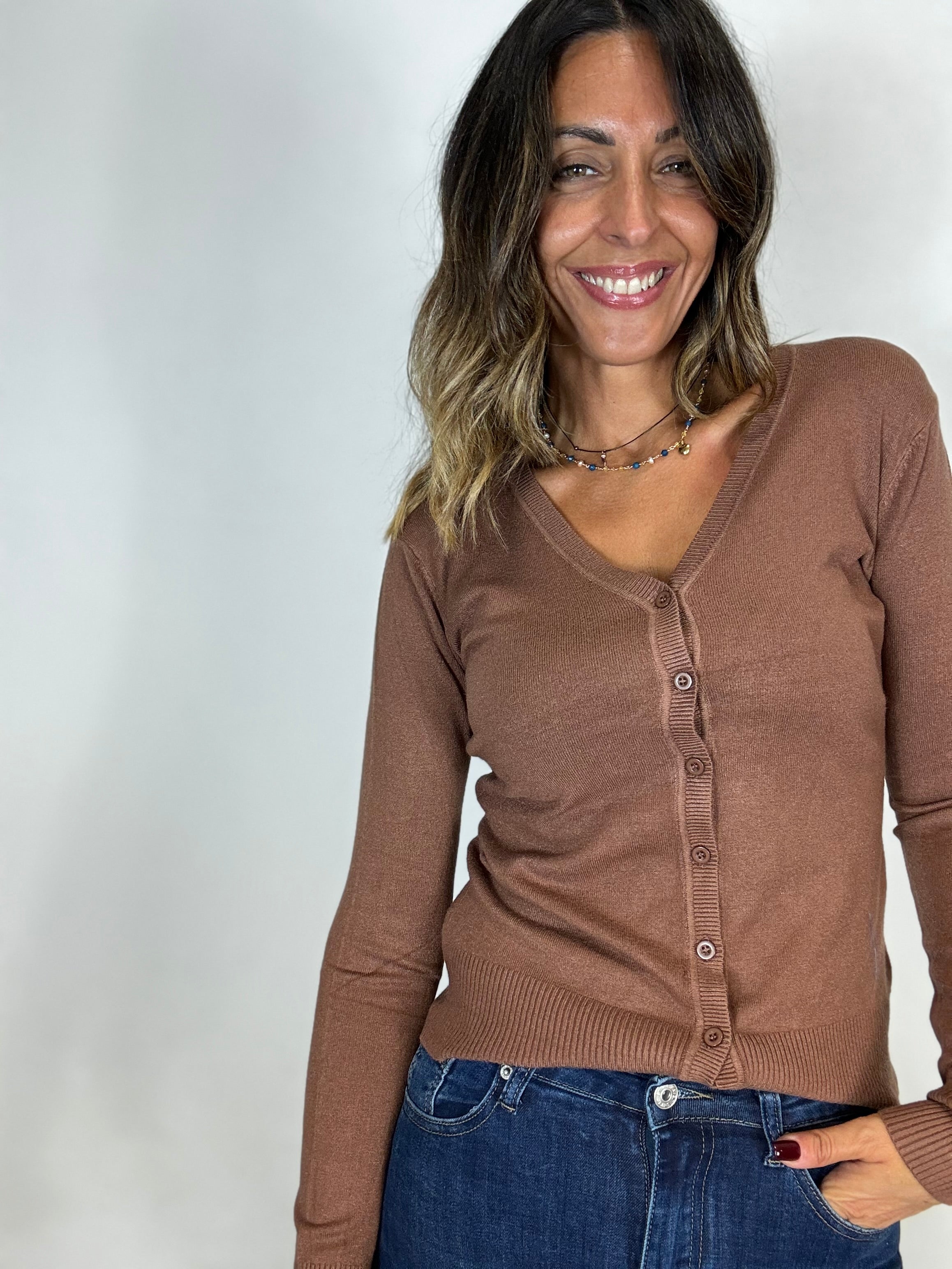 Cardigan basico continuativo