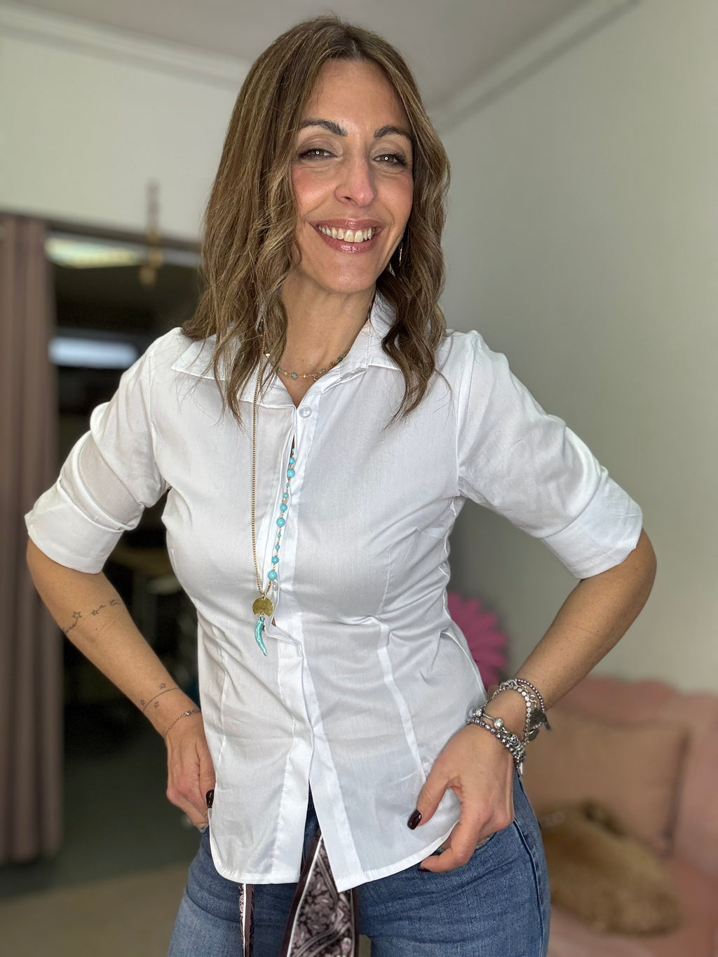 La camicia in cotone