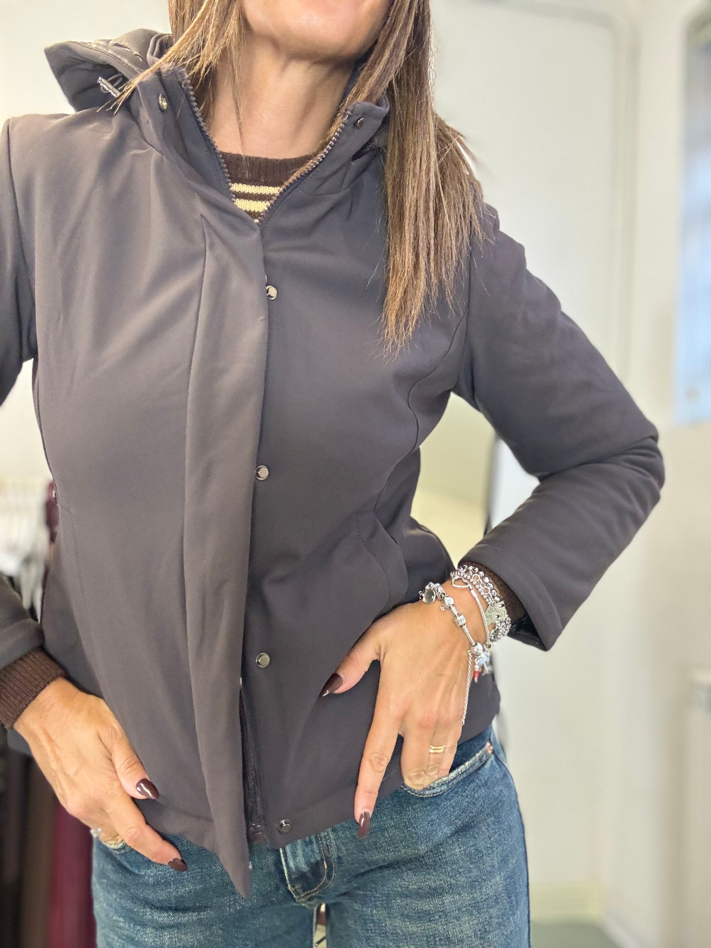 Il piumino Banny tessuto tecnico