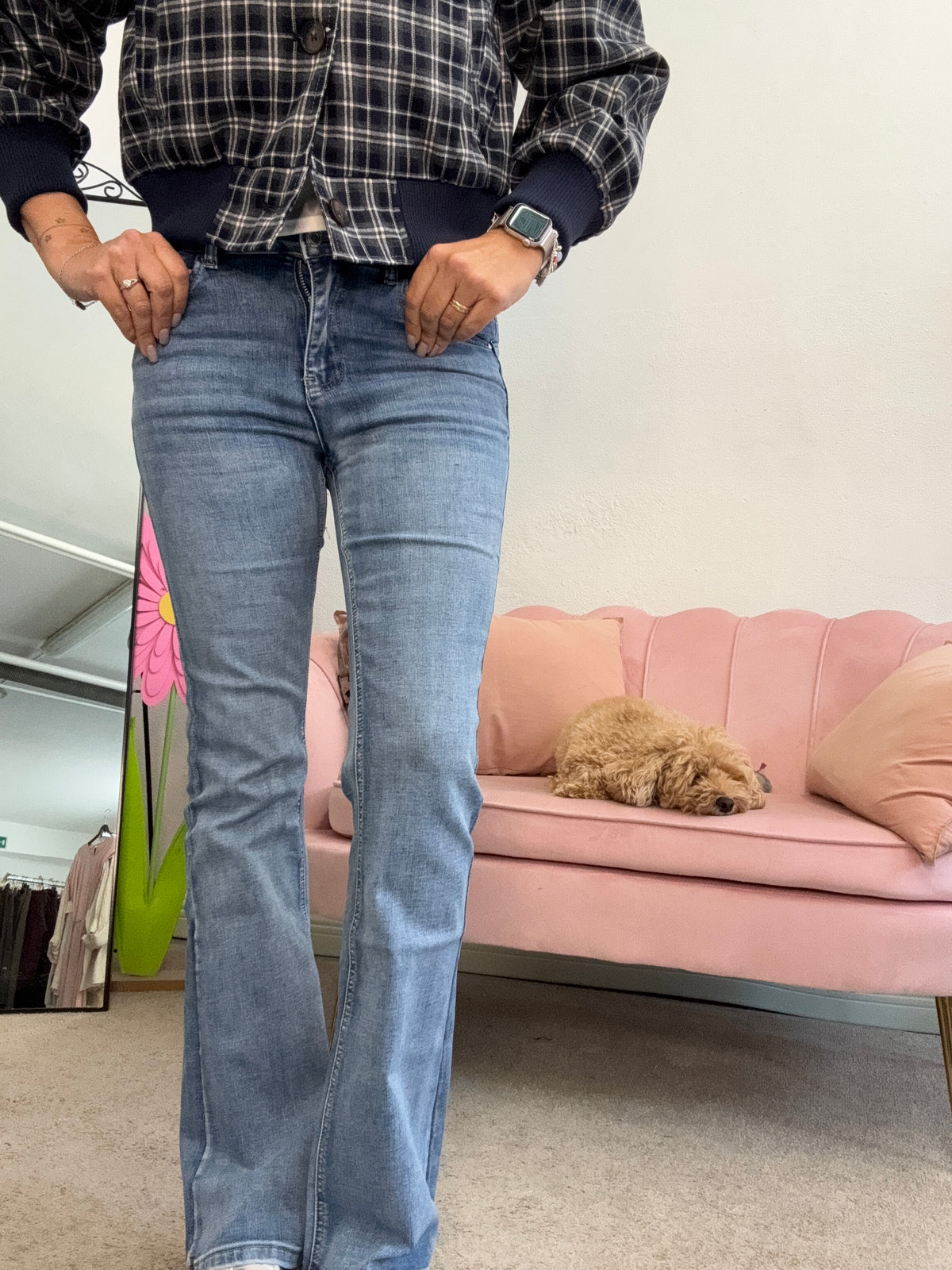 Il jeans zampetta push up