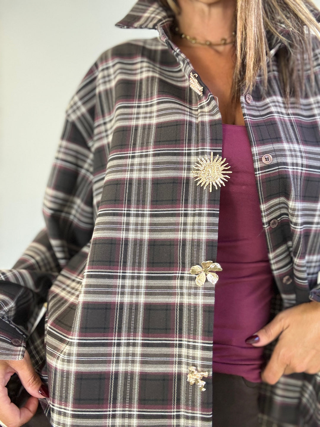 La camicia a quadri Sofia