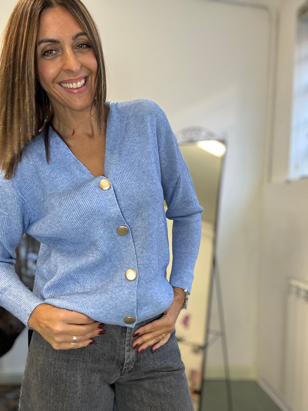 Cardigan gioiello