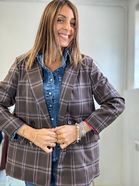 Il blazer coffee