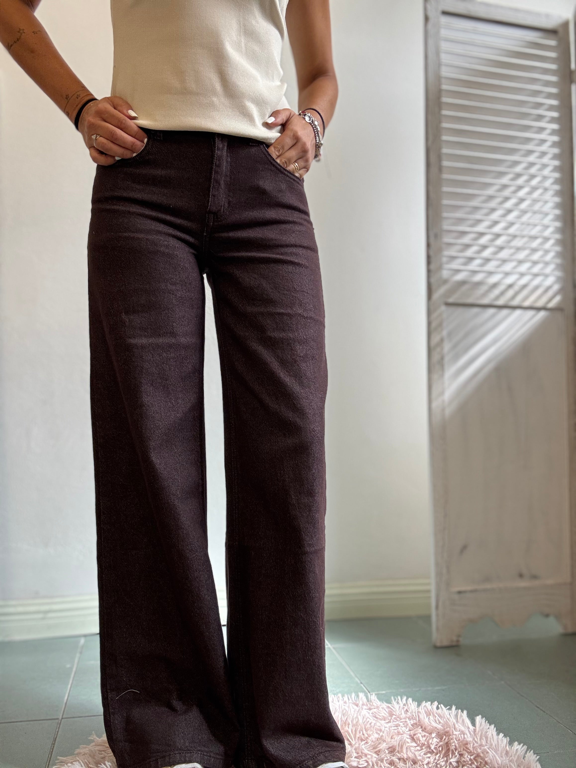 Il jeans dritto e spigato