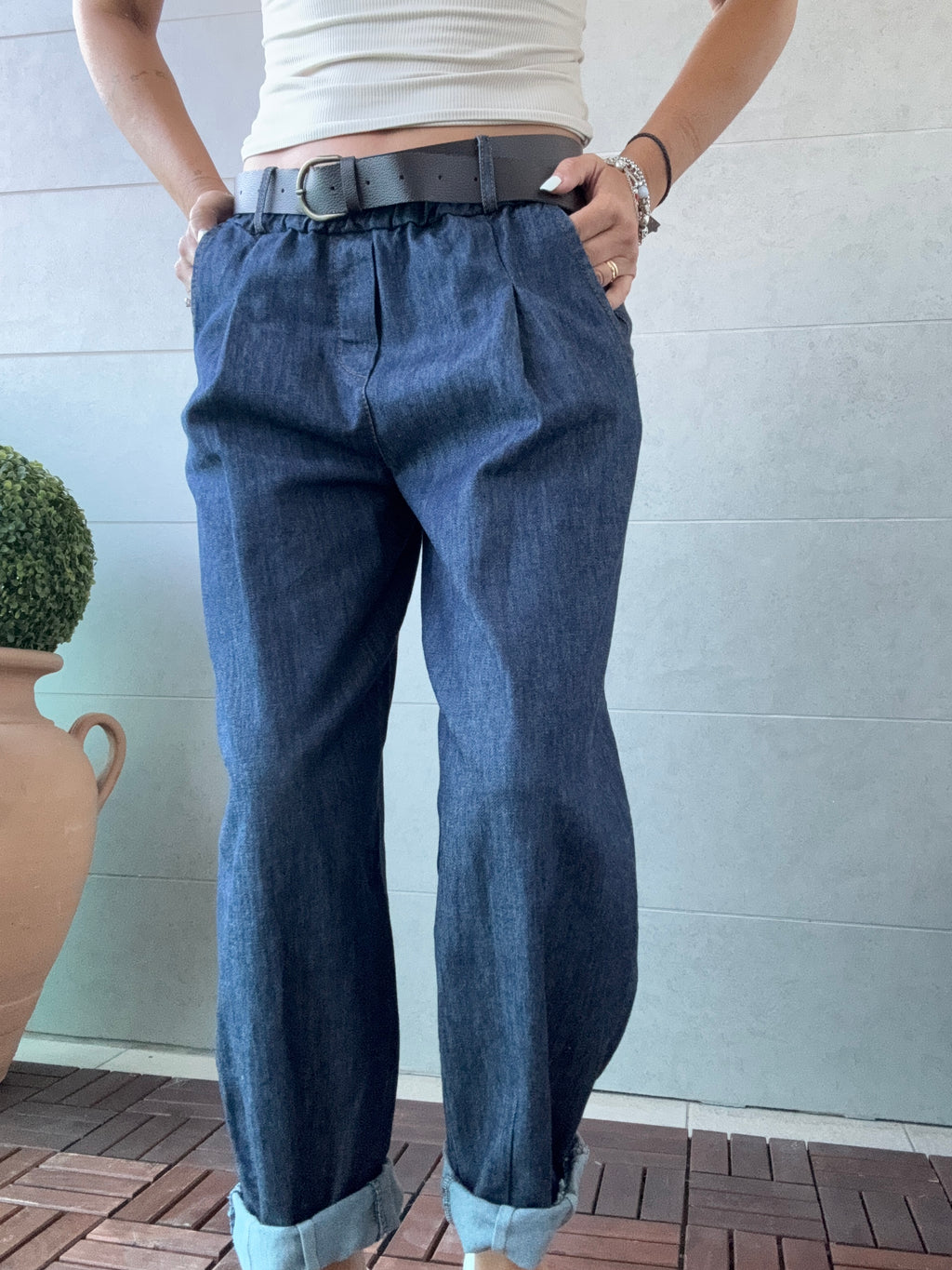 Il pantalone OLIVIA Denim