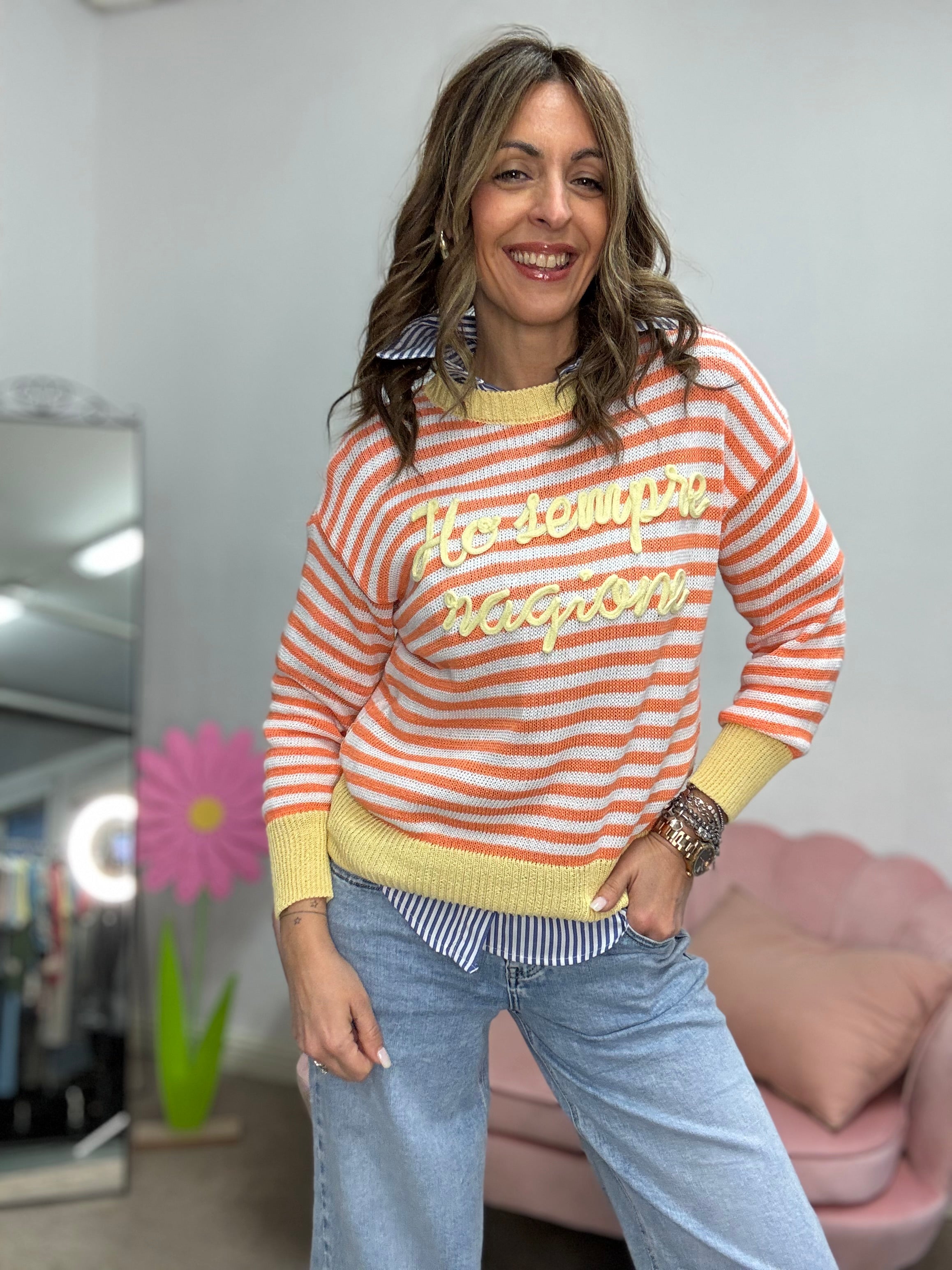 Pull colorato Ho sempre ragione