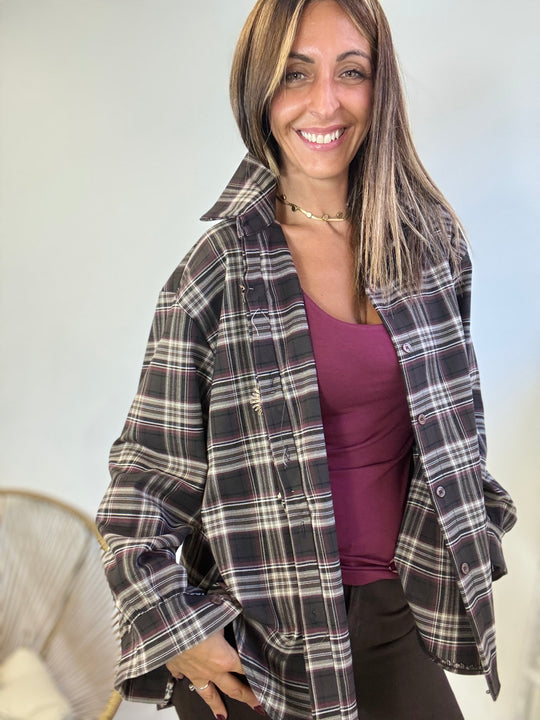 La camicia a quadri Sofia