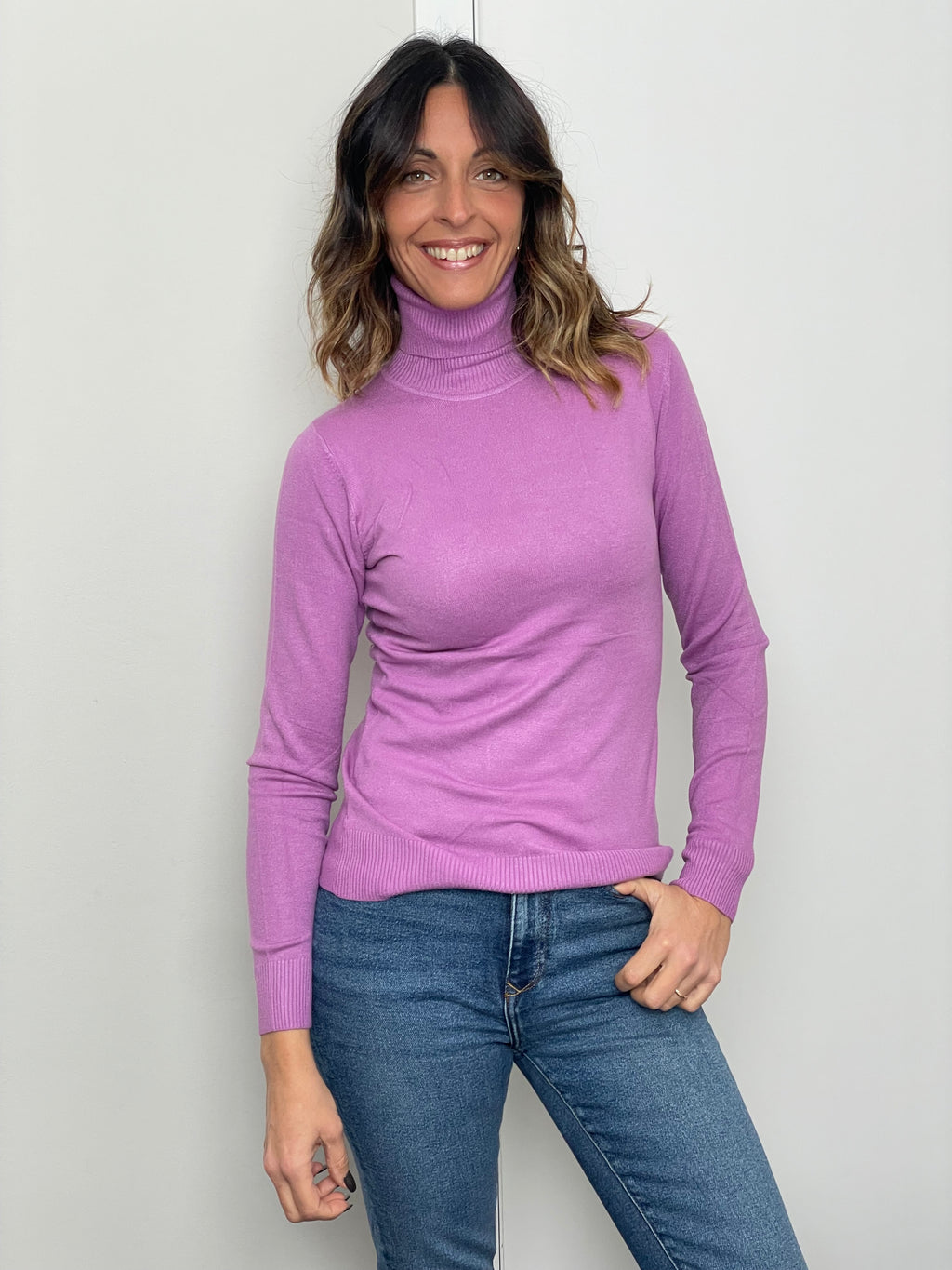 Il dolcevita leggero basico ( in 15 colori )