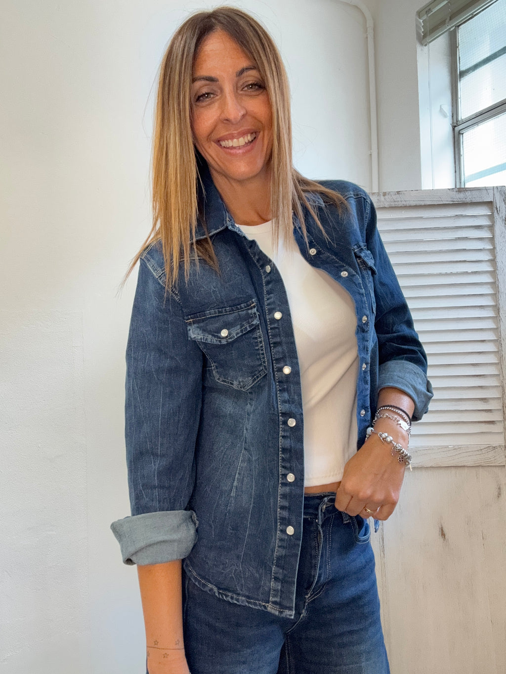 La camicia in jeans