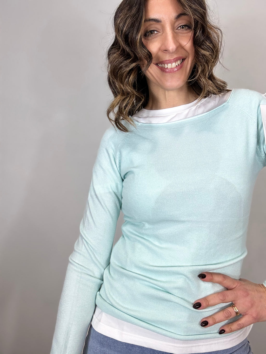 Pull primo peso basico colorato ( in 20 colori )