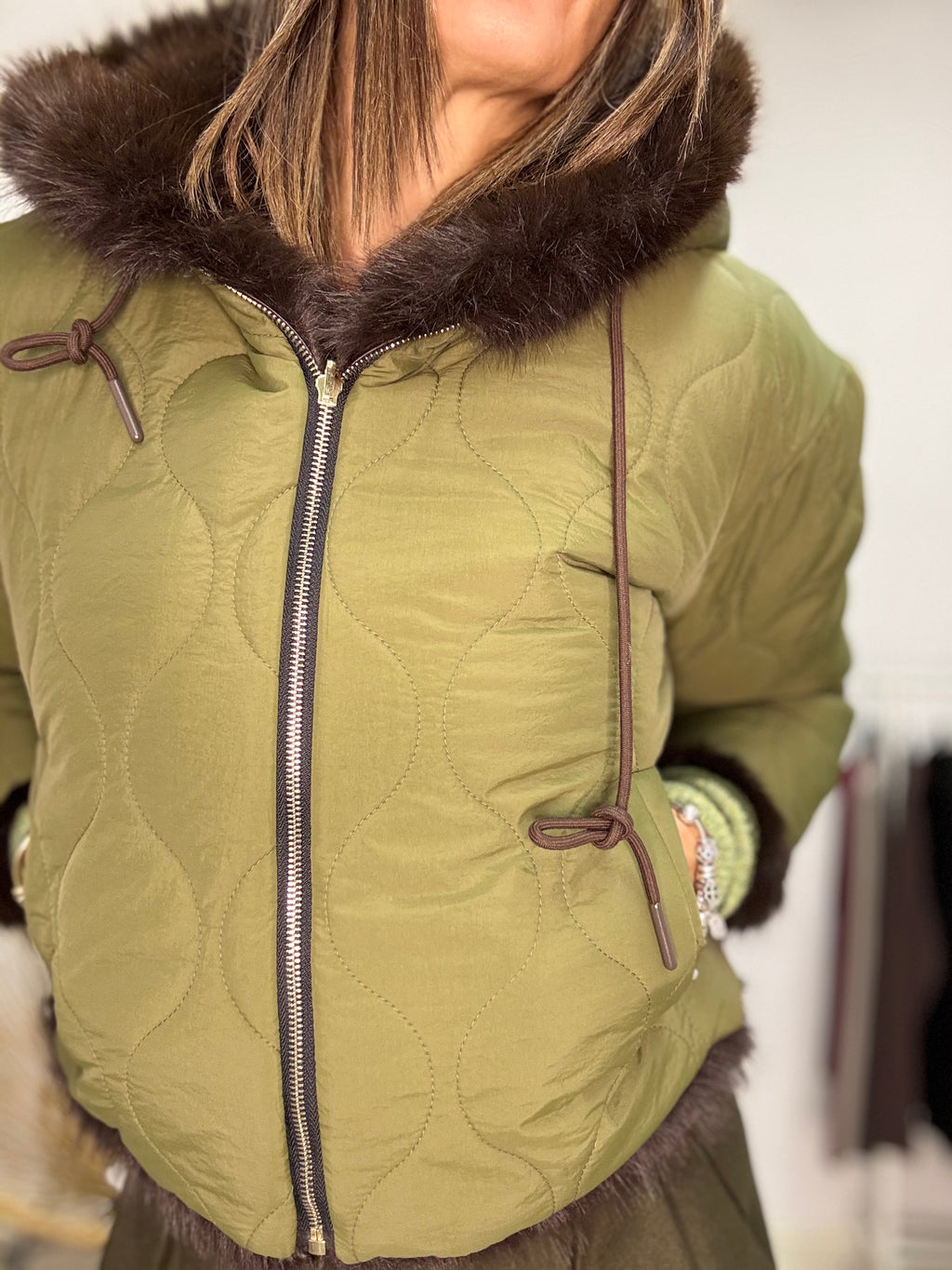 Il trapuntino reversibile con l ecopelliccia