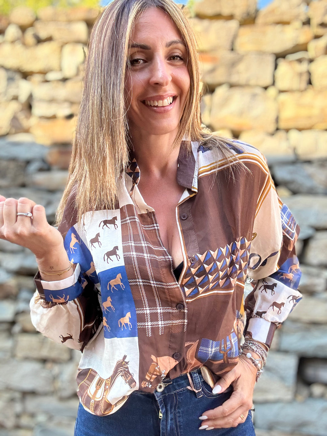 La camicia Hermès style