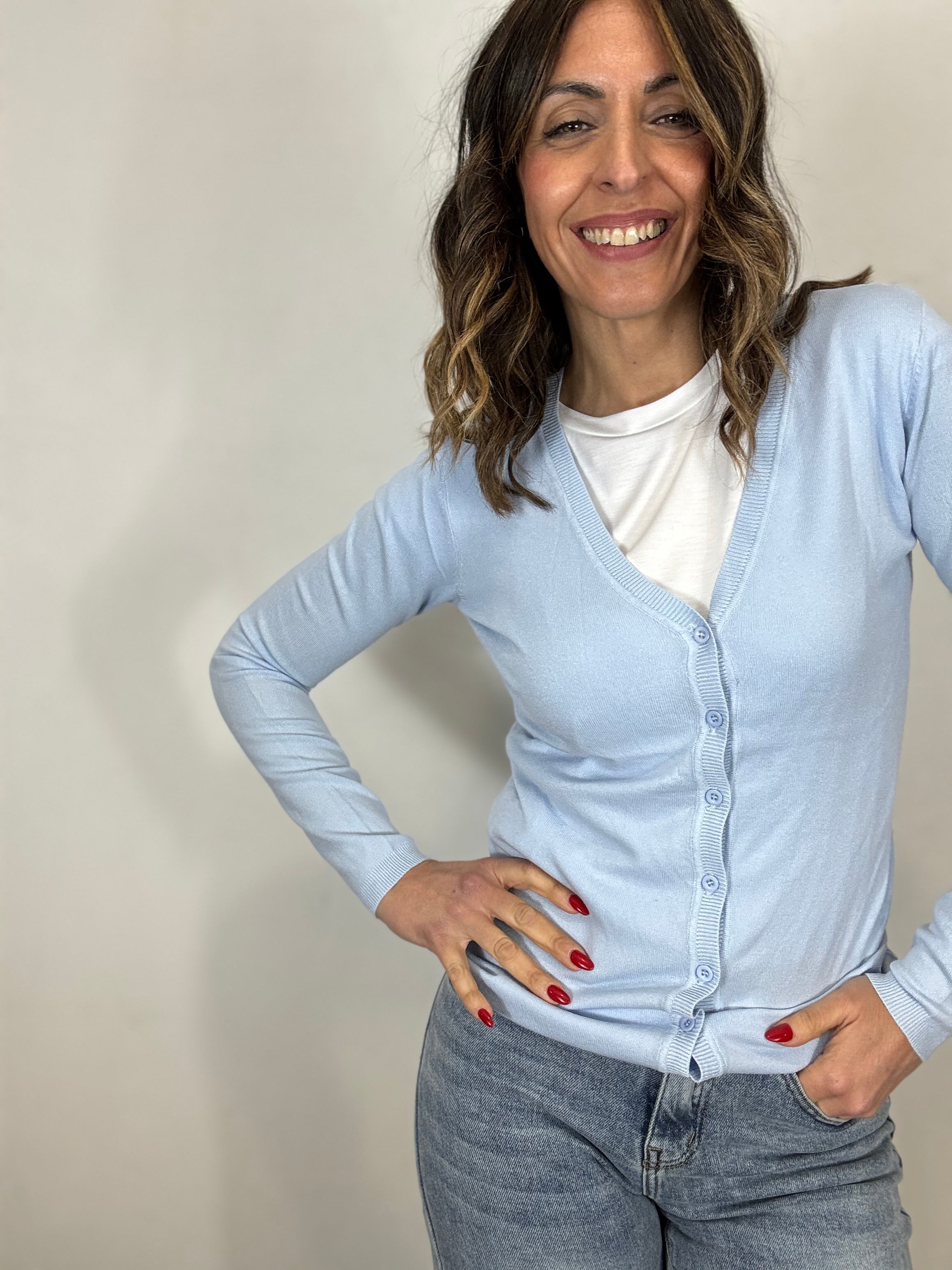 Cardigan basico continuativo