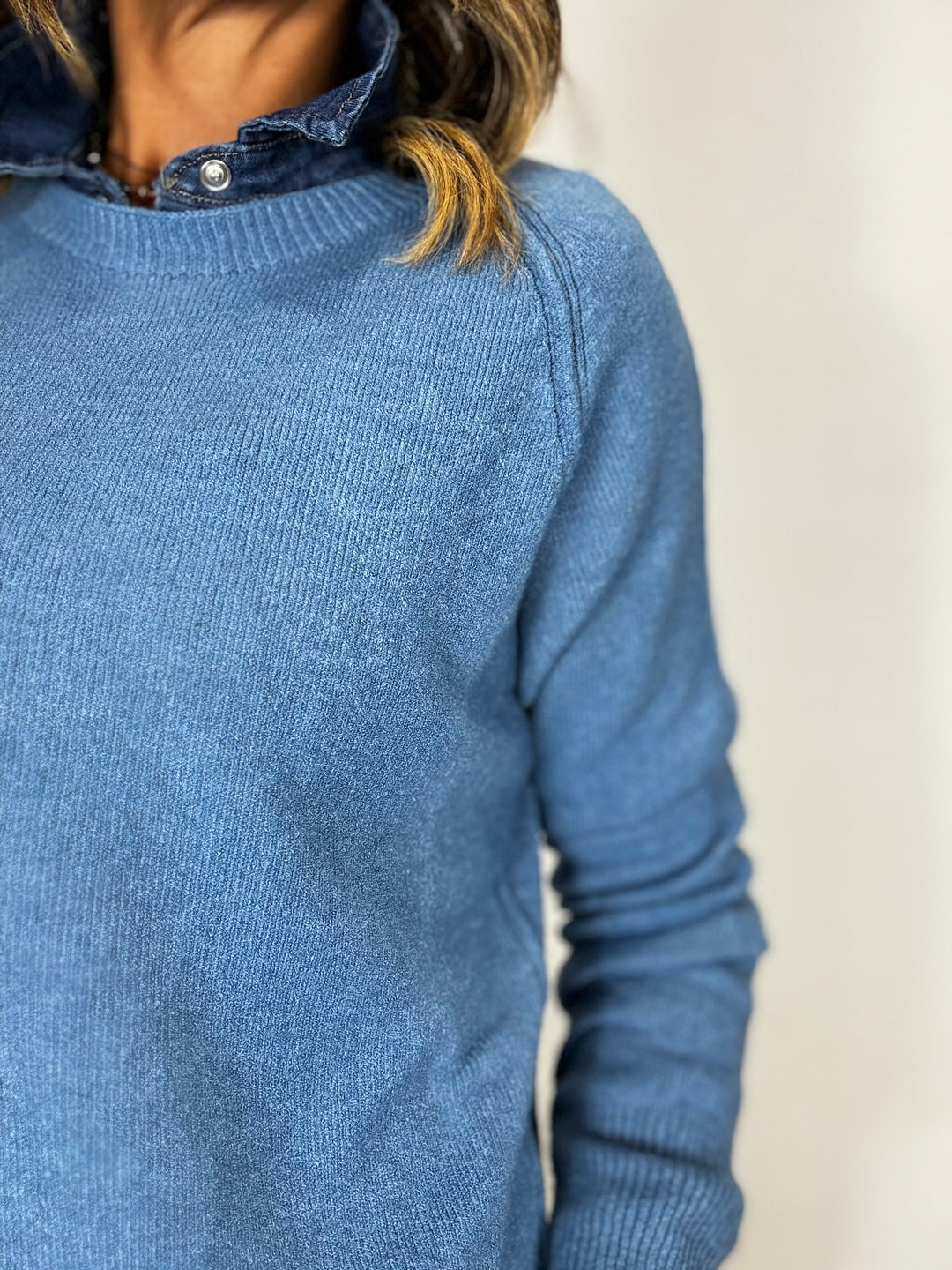 Pull girocollo con gli spacchetti Gaia ( tanti colori )