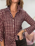 La camicia in maglina 70 bordeaux
