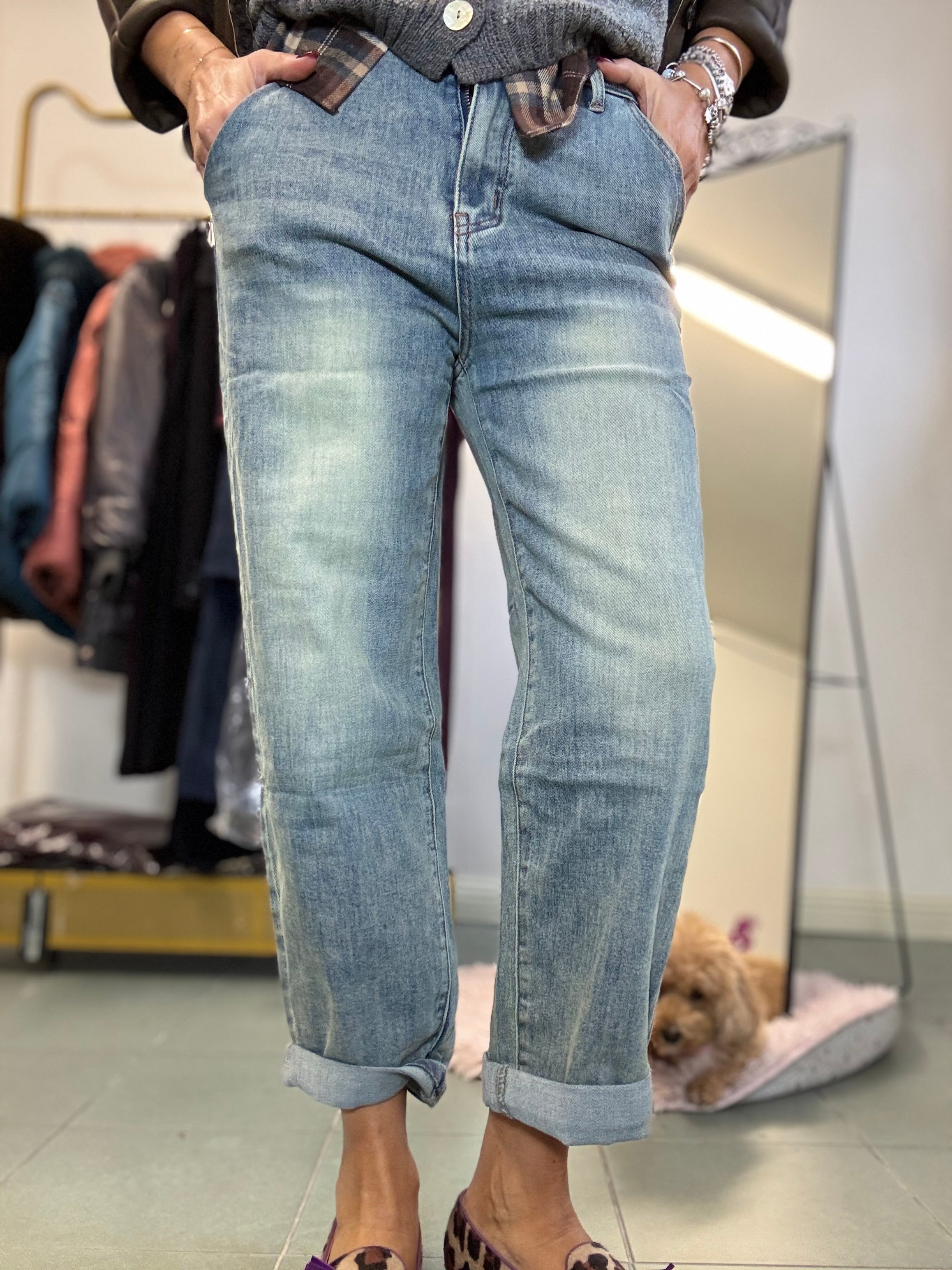 Il jeans buggy lavaggio te