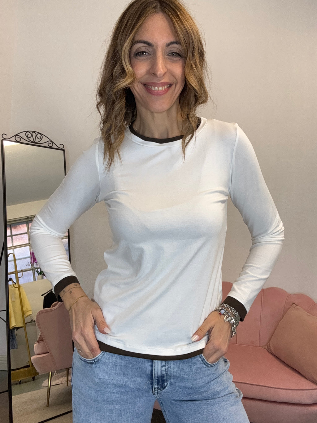 La maglietta coi bordini