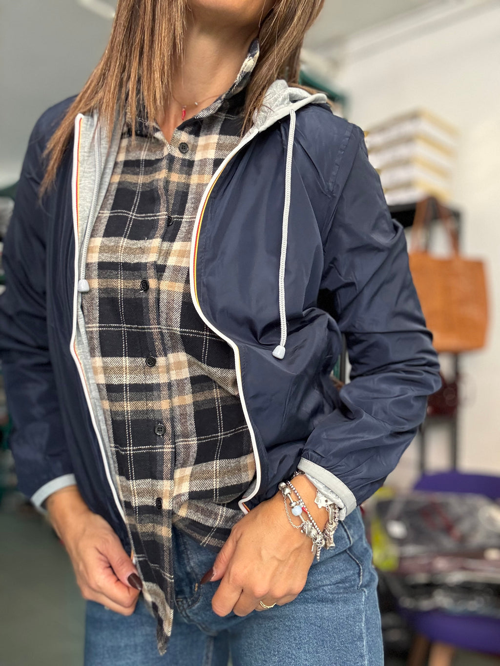 Il frangivento reversibile autunno style